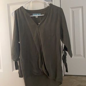 Army Green Blouse